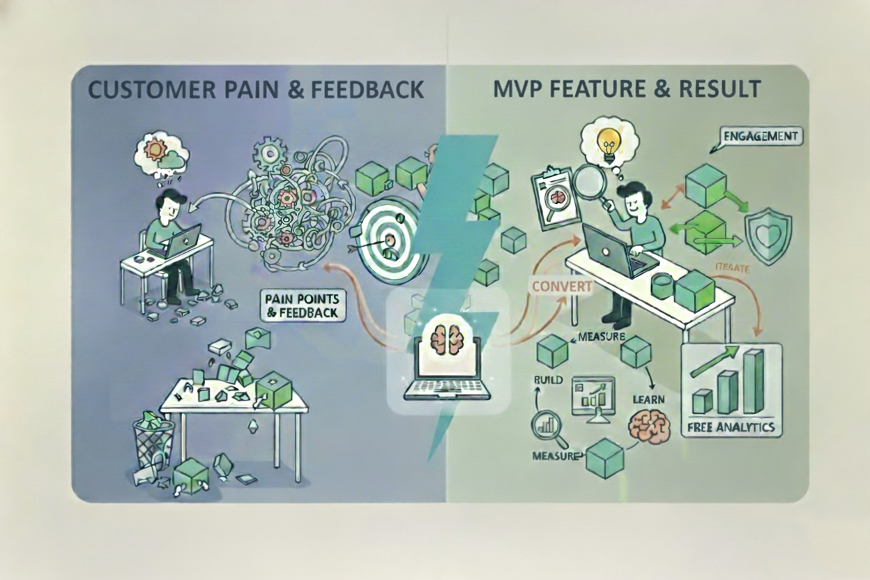 The Zero-Budget Validation Blueprint (Pt. 3): Translating Customer Emotion into Your Next MVP Feature (The Learn Phase)
