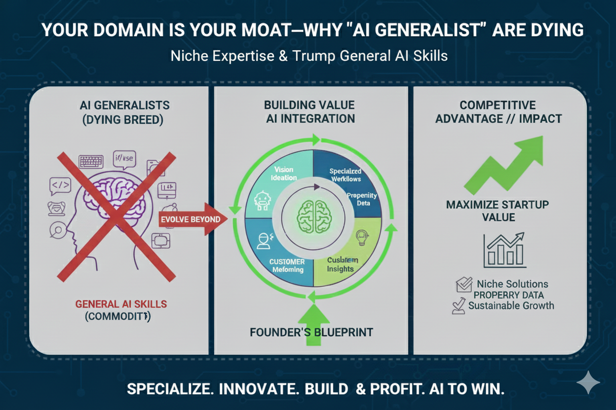 Your Domain is Your Moat—Why "AI Generalists" are Dying
